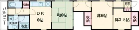 上野マンションの間取り画像