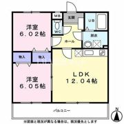 ロワゾブルーの間取り画像