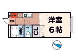 サンフレーズ東町2の間取り画像