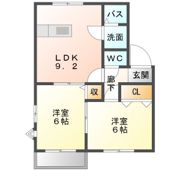 パークサイドシャトーの間取り画像