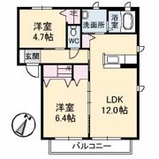 シャーメゾン箕島の間取り画像