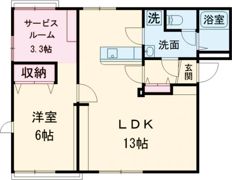 ハイツあわの間取り画像