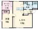 ハイツあわの間取り画像