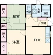 城原戸建ての間取り画像