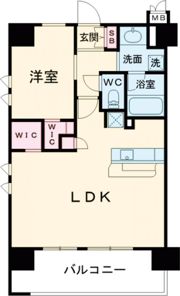 ワコーレ神戸元町I’zの間取り画像