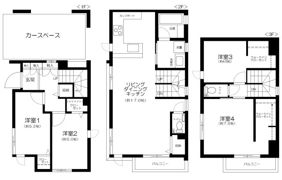 大田区南千束3丁目戸建 1号棟の間取り画像