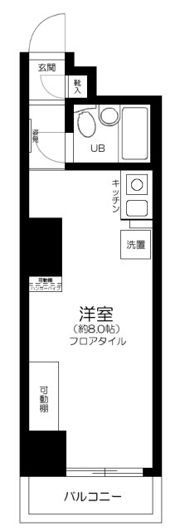 モナークマンション鶴見の間取り画像