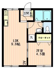 サニーハイツSの間取り画像
