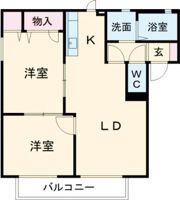 アーバン21 C棟の間取り画像