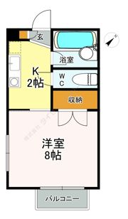 国立グリーンヒルスクエアⅡの間取り画像