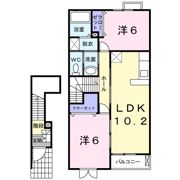メゾンドリカムⅡの間取り画像