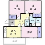エントピアCの間取り画像