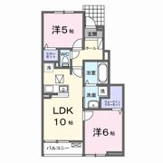 ロータス水巻3の間取り画像
