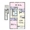 ロータス水巻3の間取り画像