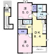 ベルソレイユ Ⅰの間取り画像