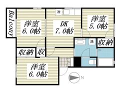 スカイタウンR2の間取り画像
