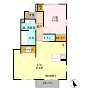 ウィル南町 Aの間取り画像