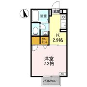 ハイツ定栄 Eの間取り画像