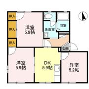 ハイツ定栄 Aの間取り画像