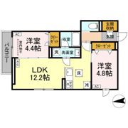 セレスティア六町Ⅳの間取り画像