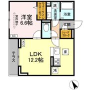 D Paina 市場下町の間取り画像