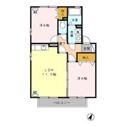 ウィルモア21 Aの間取り画像