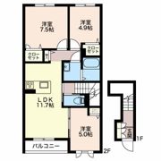 セント リビエの間取り画像