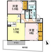 カーサフェリーチェの間取り画像