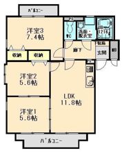 SAKABE HILLSの間取り画像