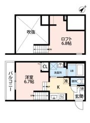 フォレット新大江の間取り画像