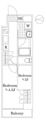 セジョリ池袋本町の間取り画像