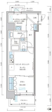 パークアクシス池袋イーストの間取り画像