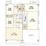 アメニティ第二築地の間取り画像