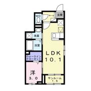 カーサ グラシオッソ 祇園 Bの間取り画像
