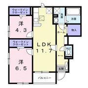 ブロッサム プラム館の間取り画像