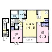 ブロッサム プラム館の間取り画像