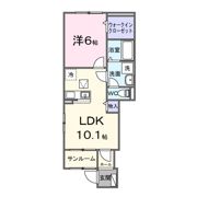 ブリーズ Sの間取り画像