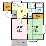 ファウンテン Aの間取り画像