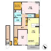 シザンサス・エアナス エアナスの間取り画像