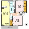 リバーサイド中部 Bの間取り画像