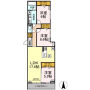 リアンフォールの間取り画像