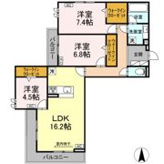 リアンフォールの間取り画像