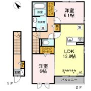 フォレスト九西の間取り画像