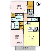 はんなり月海 C棟の間取り画像