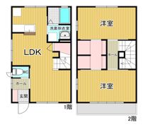 Aメゾン清の間取り画像
