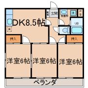 ルミエール 岸の間取り画像