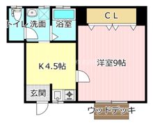 ウェルネス高丘の間取り画像