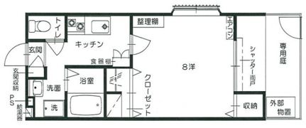 コーポエイティ A棟の間取り画像