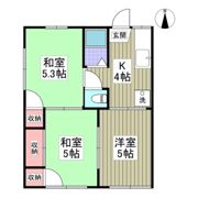 コーポたちばなBの間取り画像