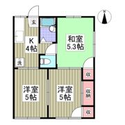 コーポたちばなBの間取り画像